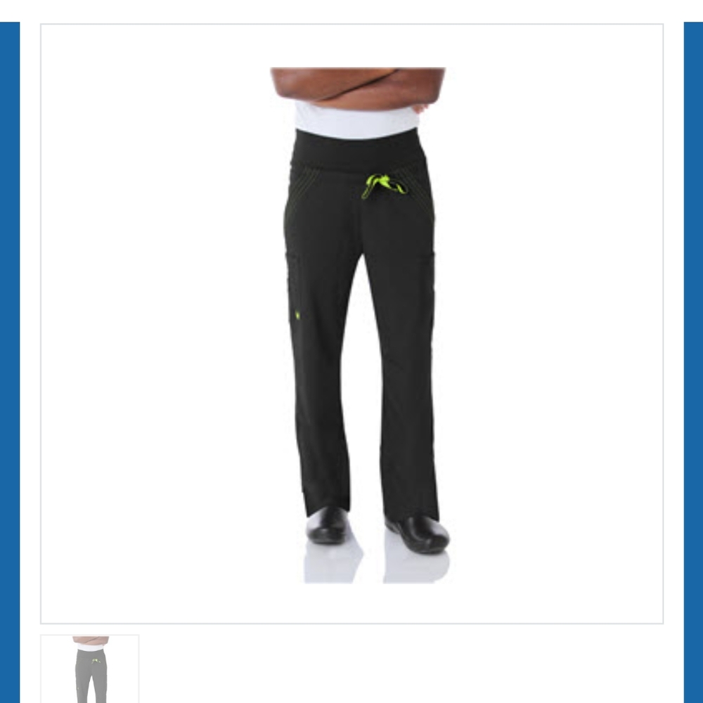 XL black urbane scrub bottoms
